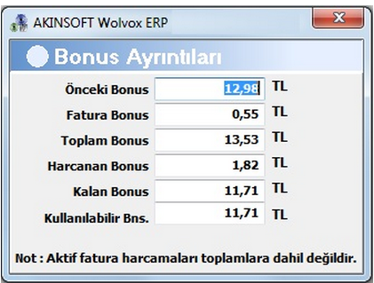 WOLVOX ERP Programında Bonus Sistemi Çalışma Şekli4