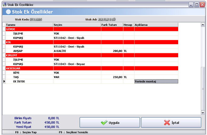 Akınsoft Wolvox Erp Programında Ek Özellik Tanımları3