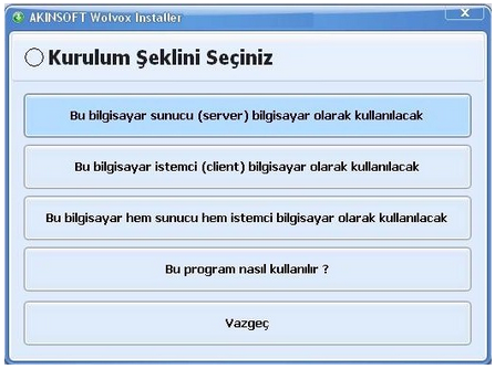 Akınsoft Wolvox Installer Çalışma Şekli Hakkında Bilgi