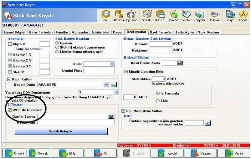 WOLVOX E-Ticaret Kurulumunu nasıl yapabilirim