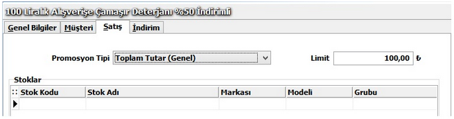 WOLVOX ERP Programı Promosyon Modülü Çalışma Şekli1