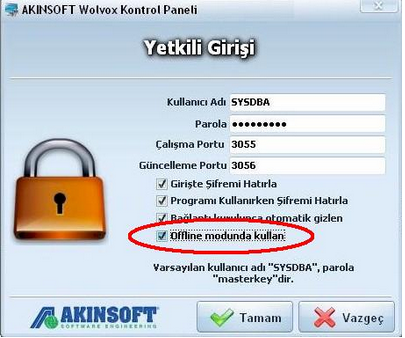 WOLVOX ERP Programında Offline Çalışma Sistemi Hakkında Bilgi2