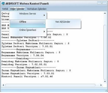 WOLVOX ERP Programında Offline Çalışma Sistemi Hakkında Bilgi3