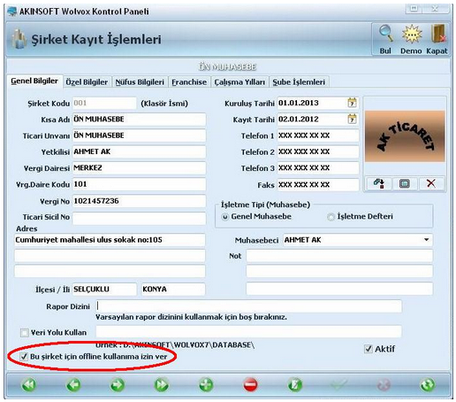 WOLVOX ERP Programında Offline Çalışma Sistemi Hakkında Bilgi4